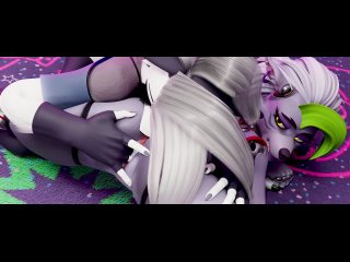furry yiff loona wolf helluva boss and roxanne wolf fnaf9